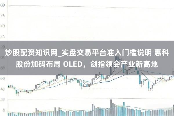 炒股配资知识网_实盘交易平台准入门槛说明 惠科股份加码布局 OLED，剑指领会产业新高地